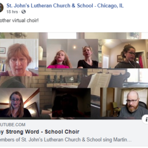 St. John’s Students Sing in Virtual Choir