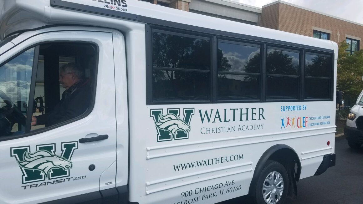 Three New Buses at Walther Christian Academy